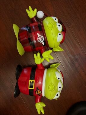 Green Alien Kids Toy Figure - Red Outfit